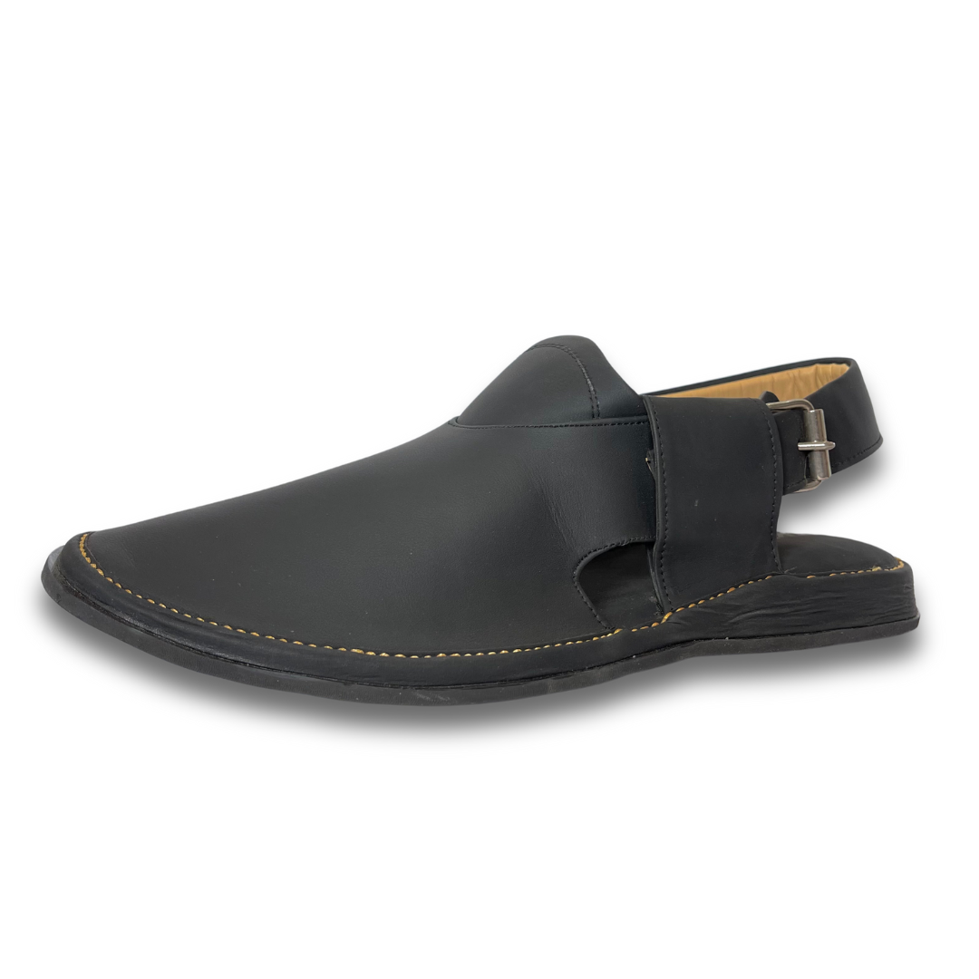 Black Jeans Chappal