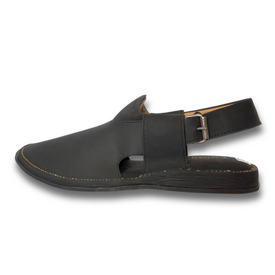 Black Jeans Chappal